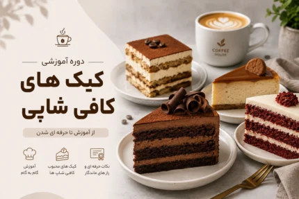 دوره ی آموزشی کیک های کافی شاپی
